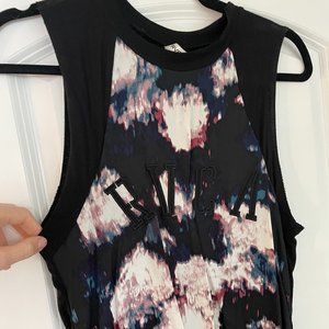 RVCA tank top silk front great condition Small